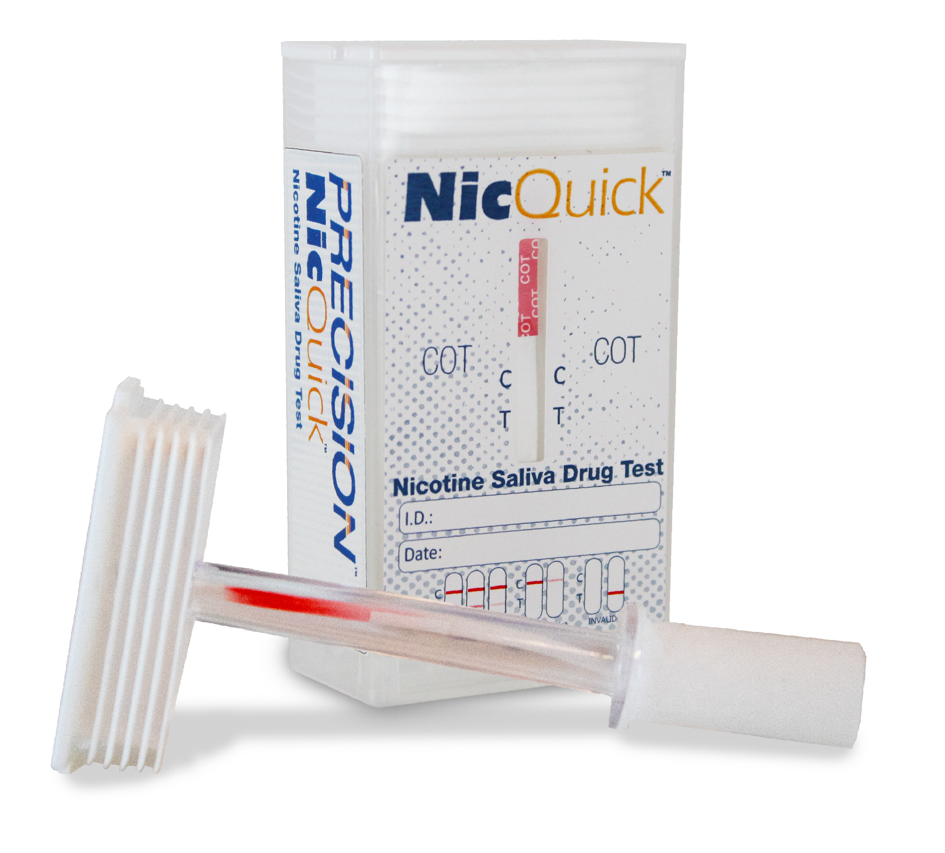 Precision- NicQuick Saliva Test, with indicator
